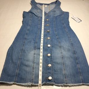 sara denim bodycon dress